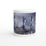 Weiß 11 Unzen Keramikbecher - der Ausgestoßene