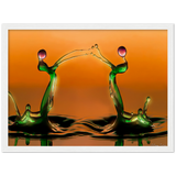 Archival Matte Paper Wooden Framed Poster - Alien Dancers
