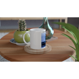 Weiß 11oz Ceramic Becher