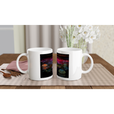 Weiß 11oz Ceramic Becher