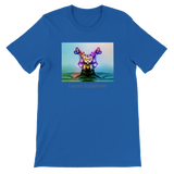 Premium Unisex Crewneck T-skjorte - Crystal Owl