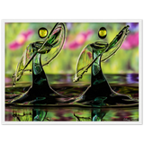 Premium Matte Paper Wooden Innrammet Plakat - To dansere