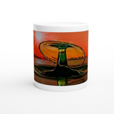 Weiß 11oz Ceramic Becher