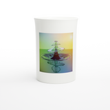 Weiß 10 Unzen Porzellan Slim Becher - mehrere Treffer