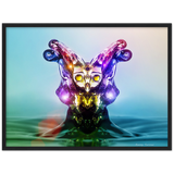 Premium Matte Paper Wooden Framed Poster - Crystal Owl