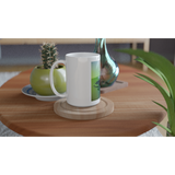 Weiß 15oz Ceramic Mug