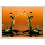 Archival Matte Paper Wooden Framed Poster - Alien Dancers