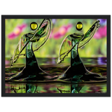 Premium Matte Paper Wooden Innrammet Plakat - To dansere