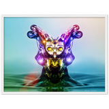 Premium Matte Paper Wooden Framed Poster - Crystal Owl