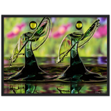 Premium Matte Paper Wooden Innrammet Plakat - To dansere