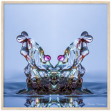 Premium Matte Paper Wooden Framed Poster - Crystal Monster