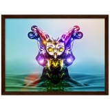 Premium Matte Paper Wooden Framed Poster - Crystal Owl