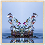 Premium Matte Paper Wooden Framed Poster - Crystal Monster