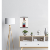 Cartel de papel mate de archivo y suspensión - atrapado en el interior