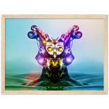 Premium Matte Paper Wooden Framed Poster - Crystal Owl