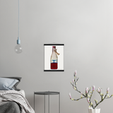 Cartel de papel mate de archivo y suspensión - atrapado en el interior