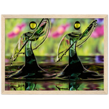 Premium Matte Paper Wooden Innrammet Plakat - To dansere