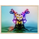 Premium Matte Paper Wooden Framed Poster - Crystal Owl