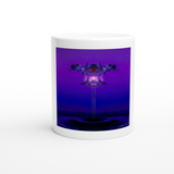 Weiß 11oz Ceramic Becher