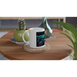 الأبيض 11 أوقية القدح السيراميك