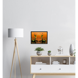 Archival Matte Paper Wooden Framed Poster - Alien Dancers