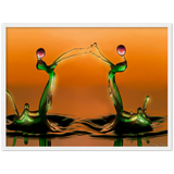 Archival Matte Paper Wooden Framed Poster - Alien Dancers