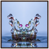 Premium Matte Paper Wooden Framed Poster - Crystal Monster