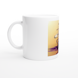 Weiß 11oz Ceramic Becher