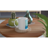 Weiß 11oz Ceramic Becher