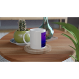 Weiß 11oz Ceramic Becher