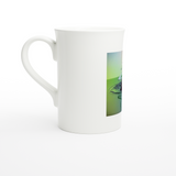 Weiß 10 Unzen Porzellan Slim Becher - mehrere Treffer