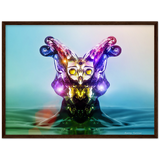 Premium Matte Paper Wooden Framed Poster - Crystal Owl