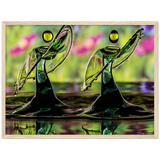 Premium Matte Paper Wooden Innrammet Plakat - To dansere