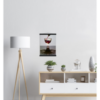 Classic Matte Paper Poster & Hanger - Wein zu Wasser