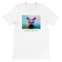 Premium Unisex Crewneck T-skjorte - Crystal Owl