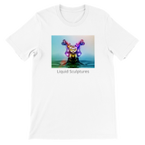Premium Unisex Crewneck T-skjorte - Crystal Owl