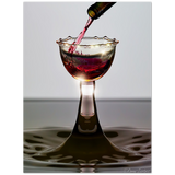 بريميوم ملصق ورقة ماتي - النبيذ إلى الماء