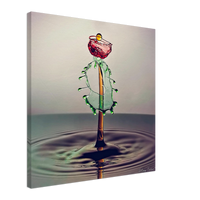 Lienzo - flor de agua