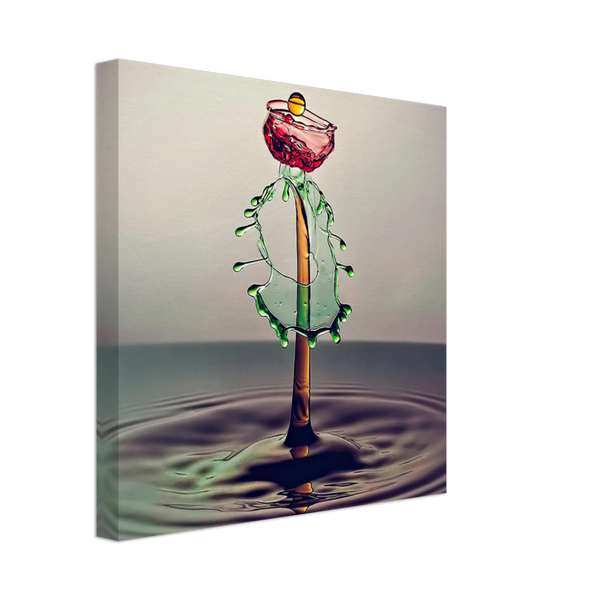 Leinwand-Wasser Blume