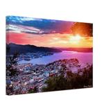 Canvas - Bergen Sunset