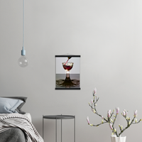 Classic Matte Paper Poster & Hanger - Wein zu Wasser